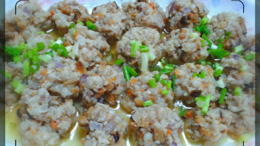 清蒸肉丸