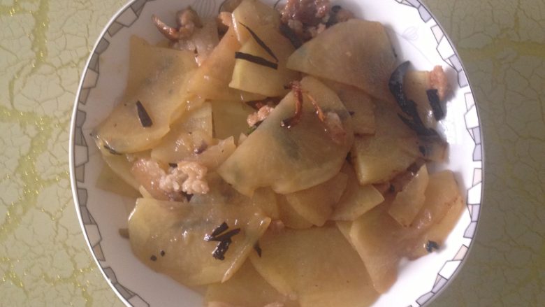 肉炒土豆片