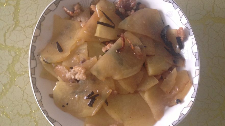 肉炒土豆片