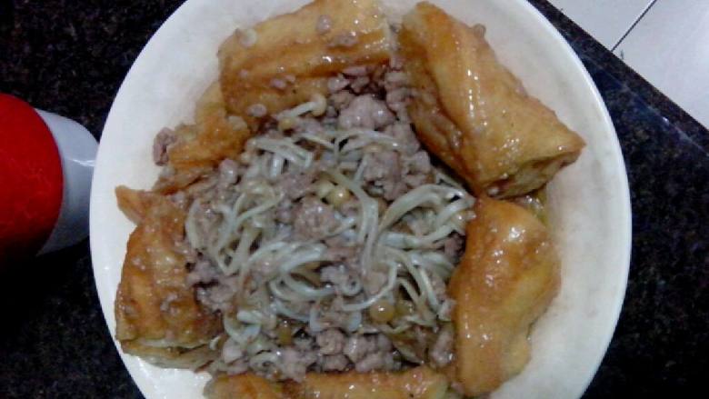 肉酱金针菇