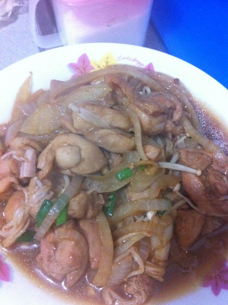 金菇洋葱鸡肉（史云清鸡上汤）