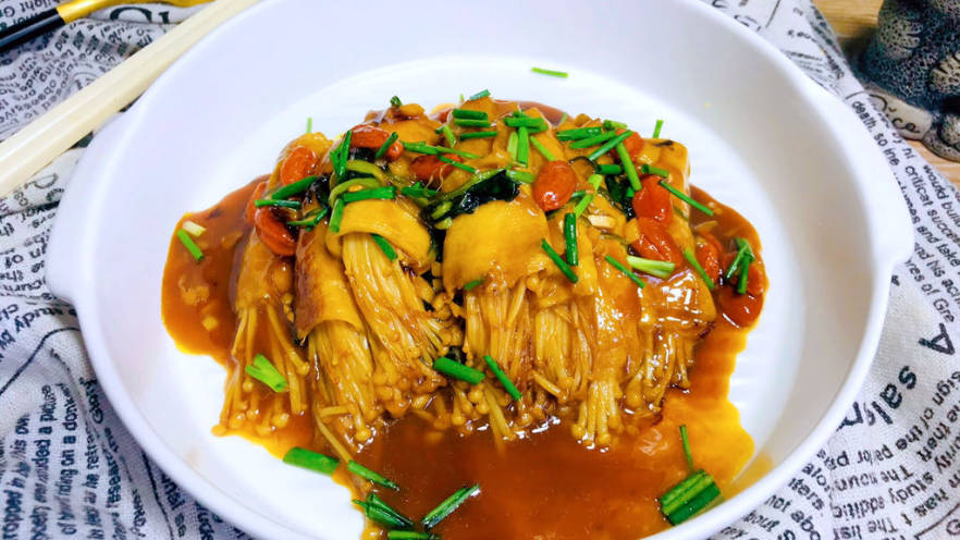 金针菇豆皮卷