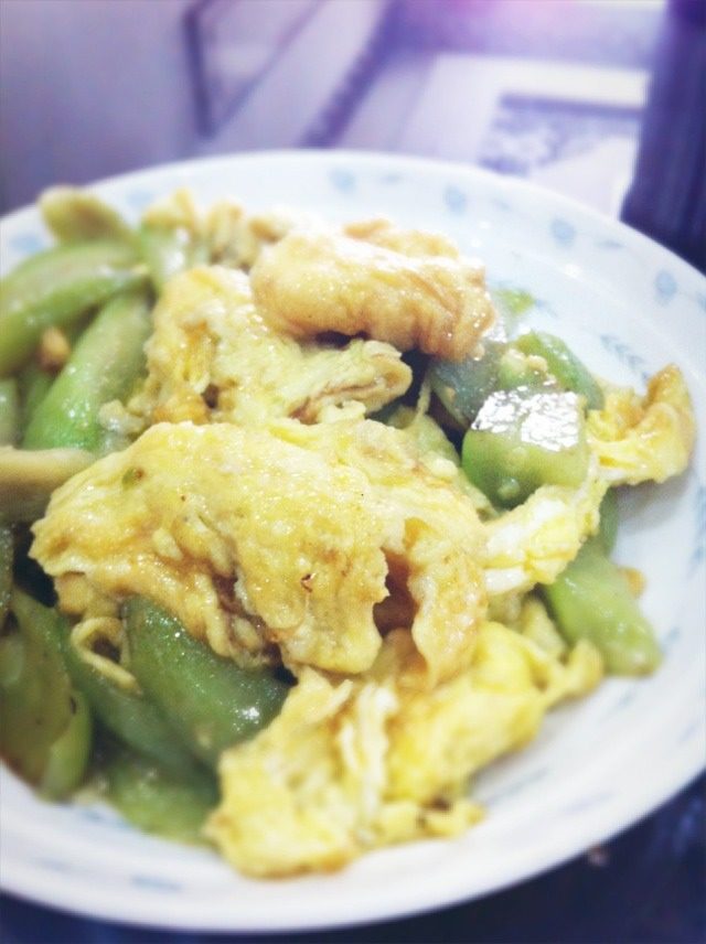 丝瓜炒蛋