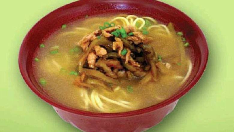 榨菜肉丝面