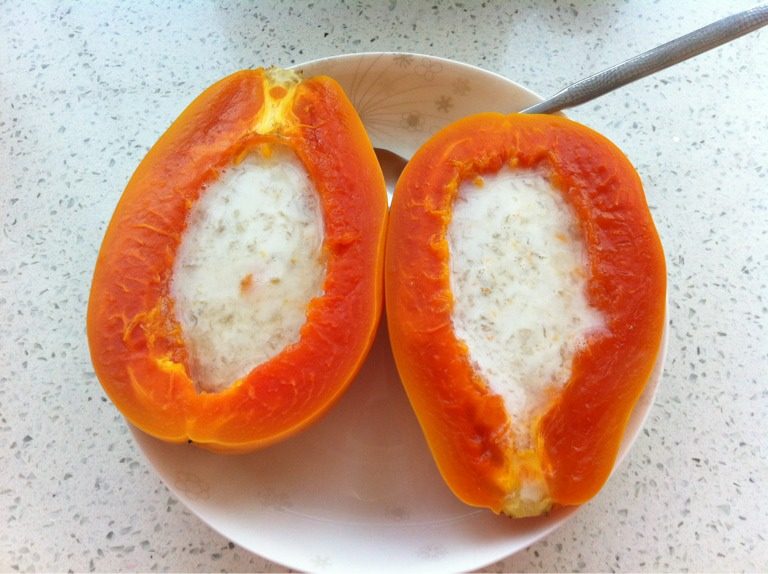 木瓜牛奶炖燕窝