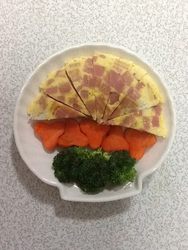 肉花肠蛋