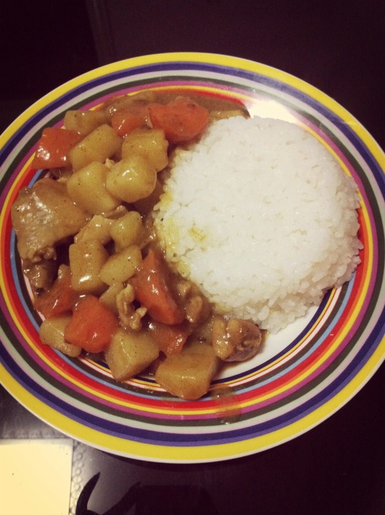 咖喱鸡腿饭