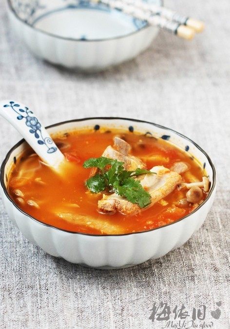 番茄鲜菌排骨汤