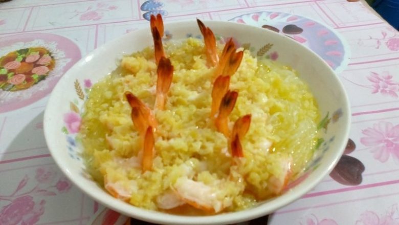 蒜茸开边虾