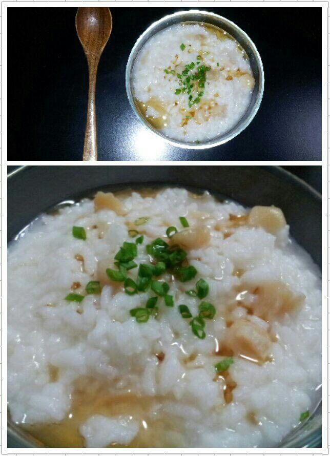 干贝冷饭粥