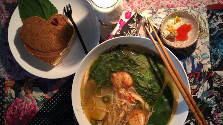 好闲的早餐
汤面