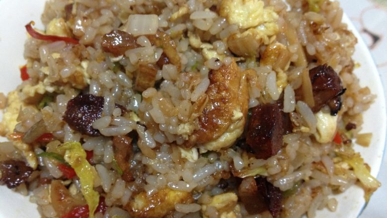 雪菜鸡蛋饭