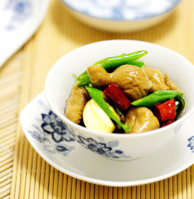 尖椒炒肥肠