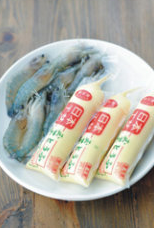 蚝油虾仁玉子豆腐,准备材料。