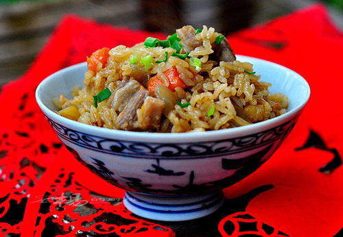 简易版羊肉手抓饭