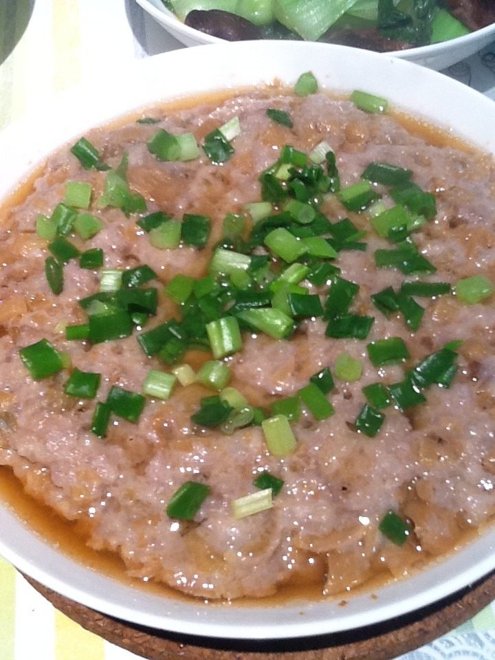 梅菜蒸肉饼