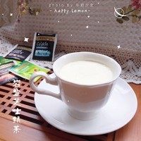岩盐芝士绿茶,加入奶盖,喝!!