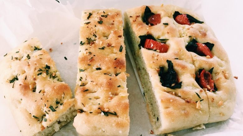 香草海盐佛卡夏focaccia