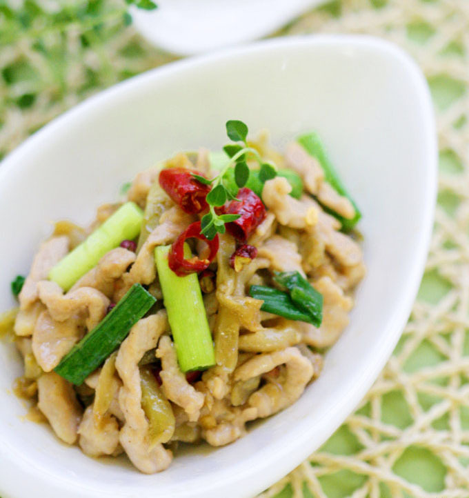 香辣榨菜肉丝