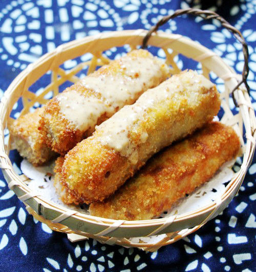 黄金芋泥卷