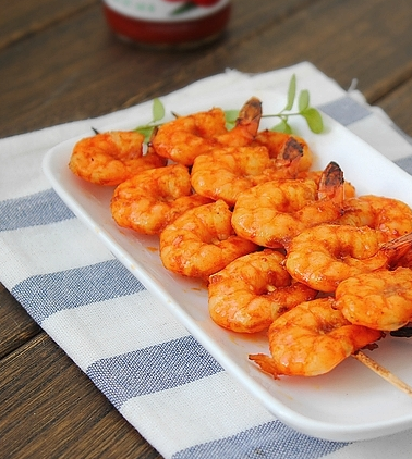 冬阴功酱烤虾串