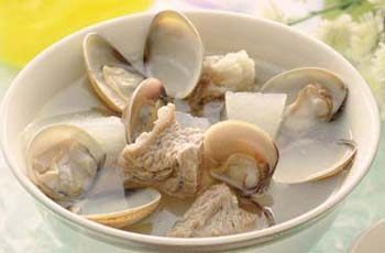 鲜蛤冬瓜排骨汤