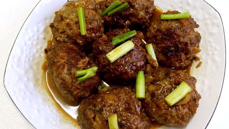 红烧牛肉丸
