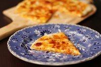 薄底pizza,自己吃上一大张,也是不成问题的。