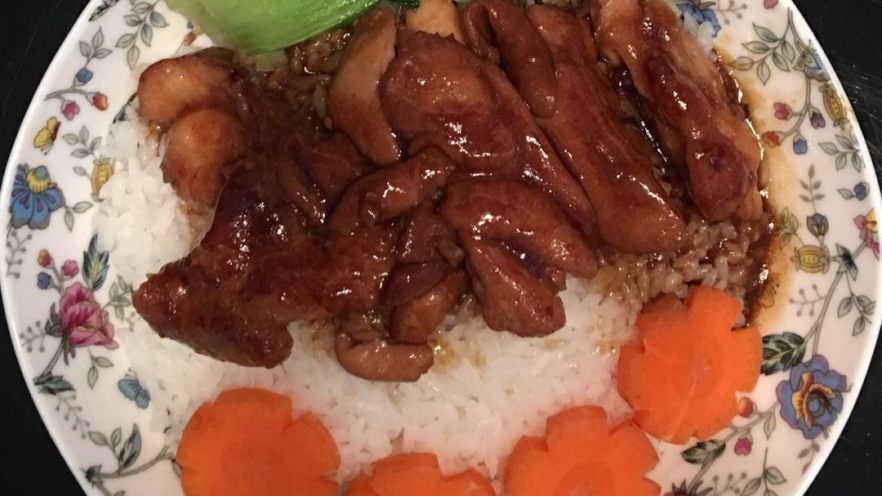 照烧鸡腿饭