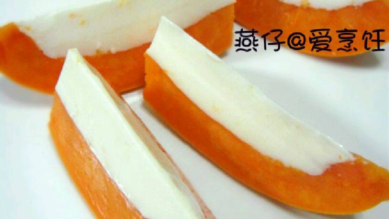木瓜牛奶冻