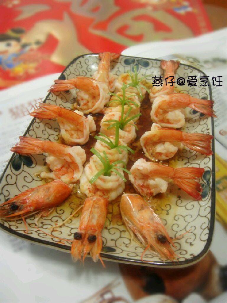 清蒸如意虾