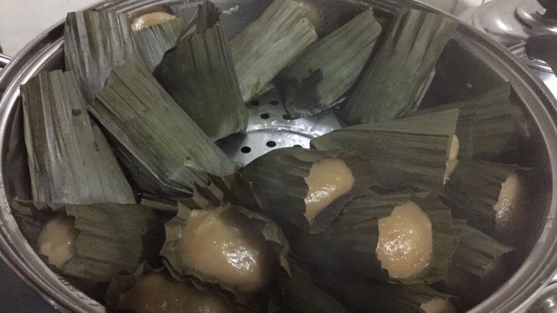 混糖叶儿粑,8. 出锅