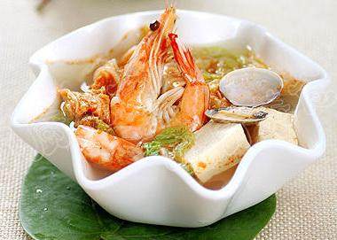 白菜豆腐海鲜汤