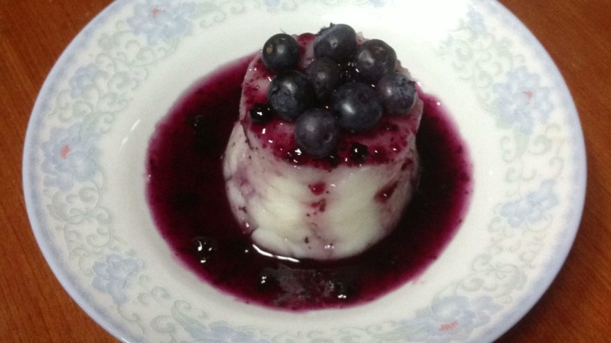 蓝莓山药泥