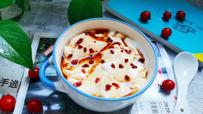 红糖豆腐脑,成品图!