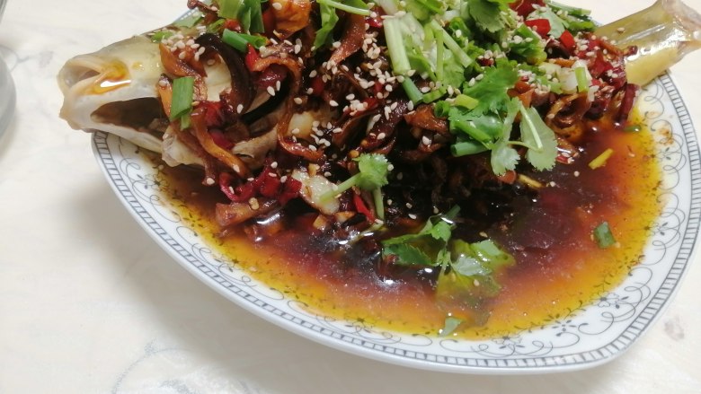 蒸裸斑鱼,不爱吃鱼的人,里面的香菇真的超级下饭