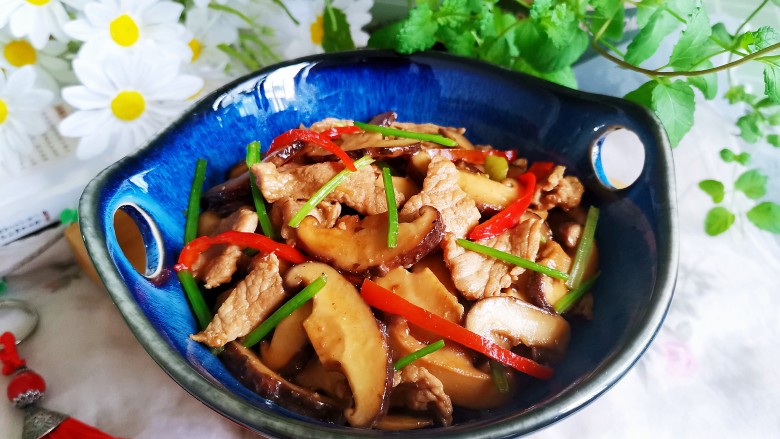 香菇肉片煲,成品图!
