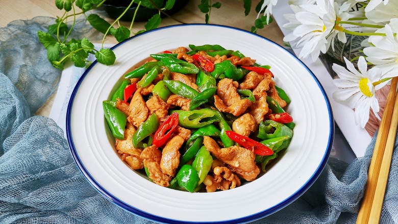 小炒鸡脯肉,成品图!