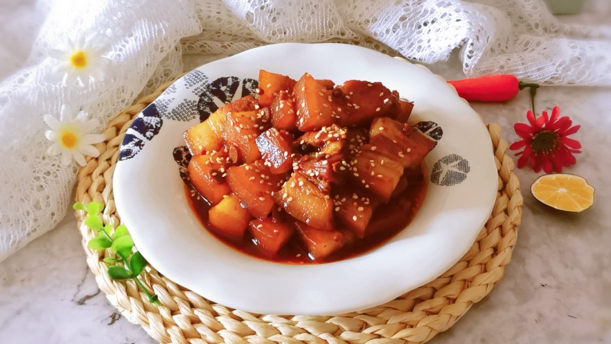 红烧猪肥肉