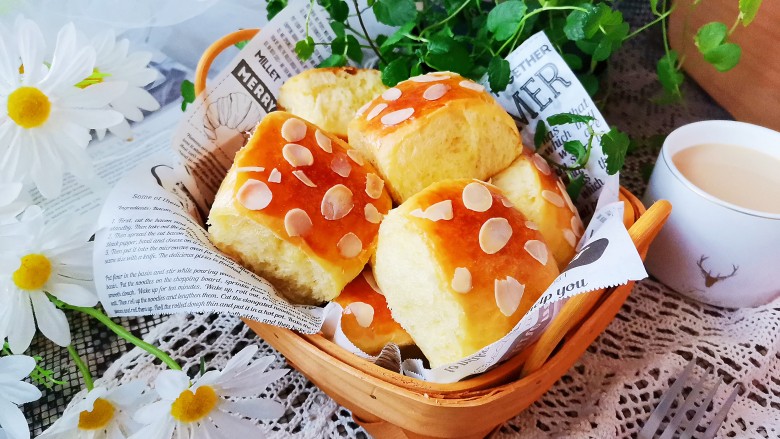 淡奶油小餐包,成品图!