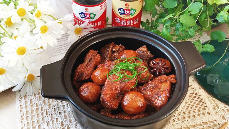 板栗排骨煲,成品图!