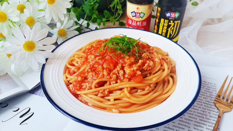 肉酱拌面,成品图!