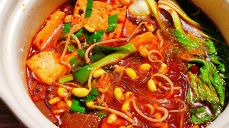 好吃到没朋友的鸭血豆腐粉丝汤来啦!,成品