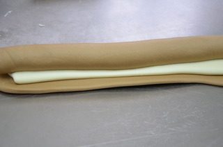 小蜗牛馒头,从一边卷起