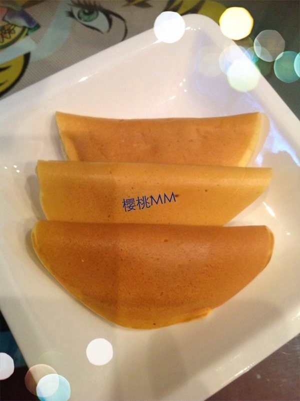 牛奶松饼（夹红豆沙）