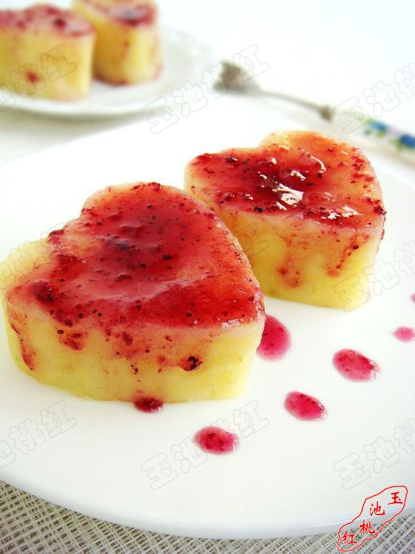 蓝莓土豆泥  