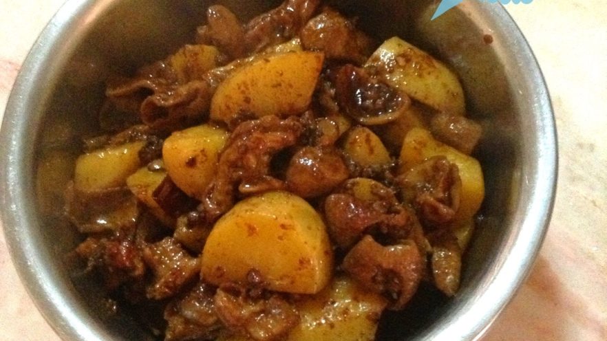 土豆烧肥肠
