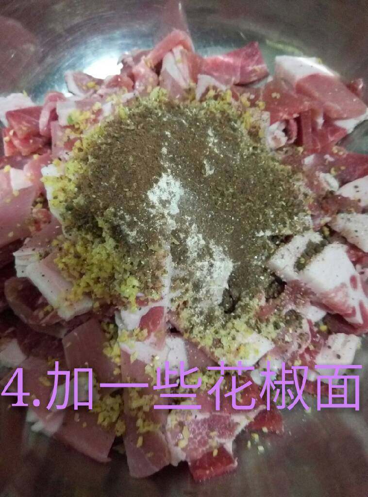 四川酥肉,加一些花椒粉