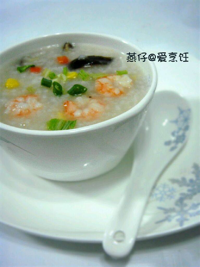 香菇虾仁粥