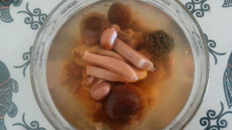 香菇花生五花肉炖墨鱼